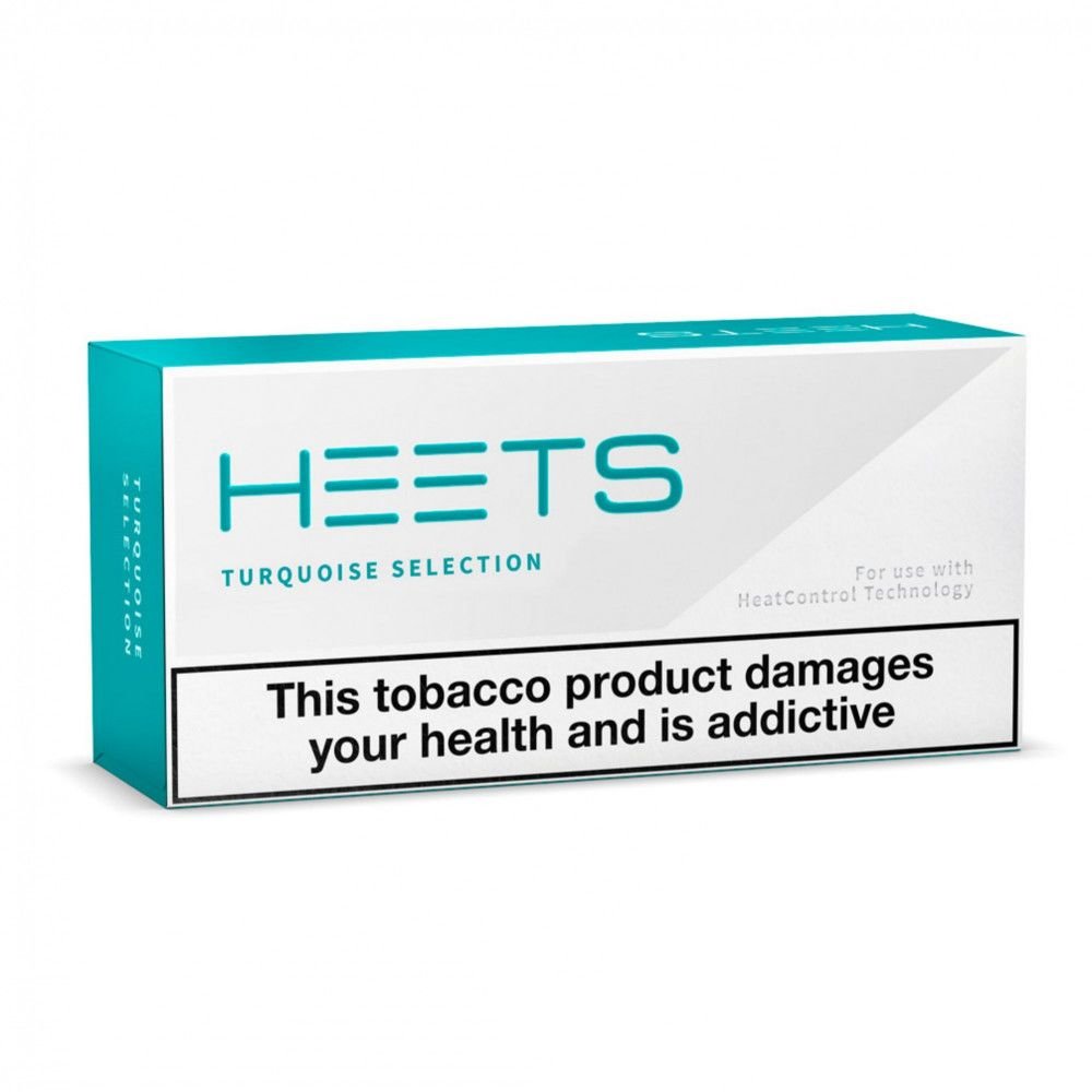 IQOS HEETS Turquoise | Turquoise HEETS Cigarettes (Carton - 200 Sticks)